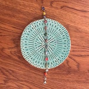 Sterling Silver Glass Evil Eye Bracelet